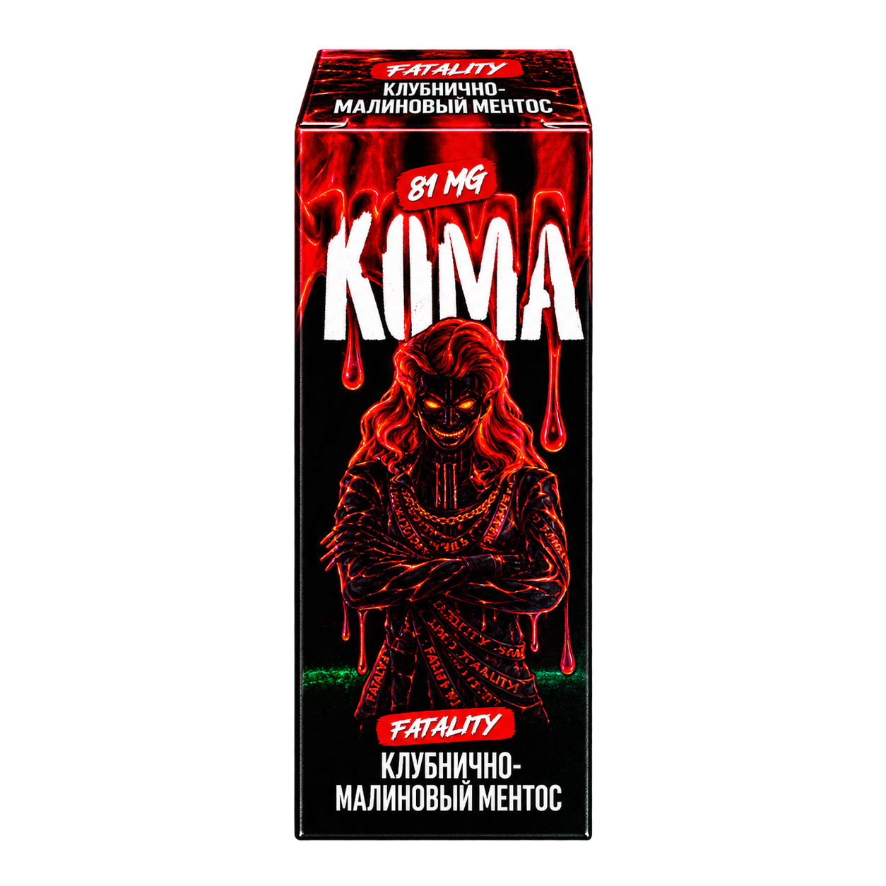 KOMA 81MG (клубнично-малиновый ментос)